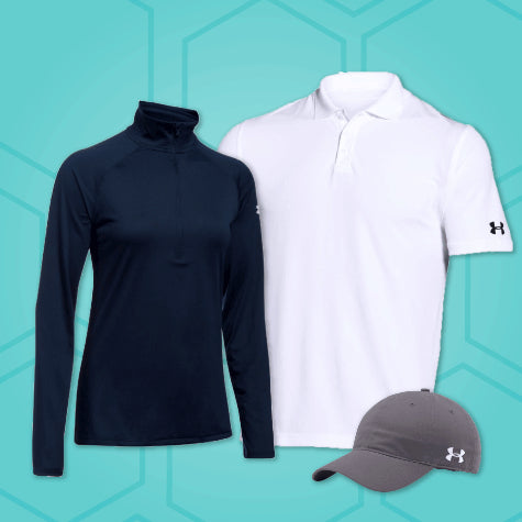 Shop custom Under Armour apparel for men and women today in the quick ship collection